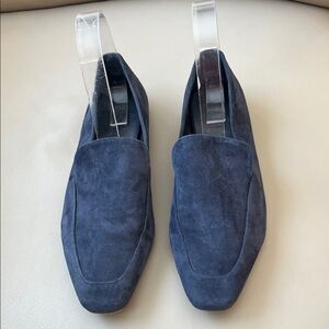 Vince Navy blue Suede Slip-On Loafers